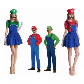 Disfraz De Mario Para Adultos Disfraz De Halloween