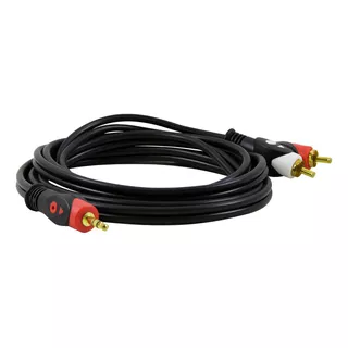  Cable Audio Plug 3.5 A 2 Rca Auxiliar