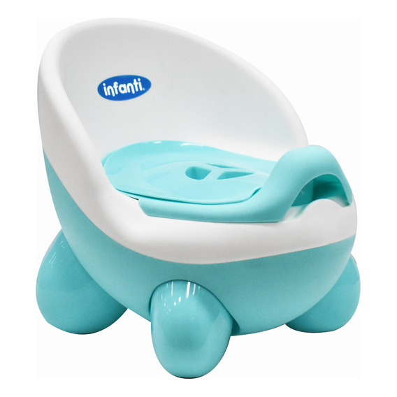 Entrenador De Baño Infanti Turquesa Liso