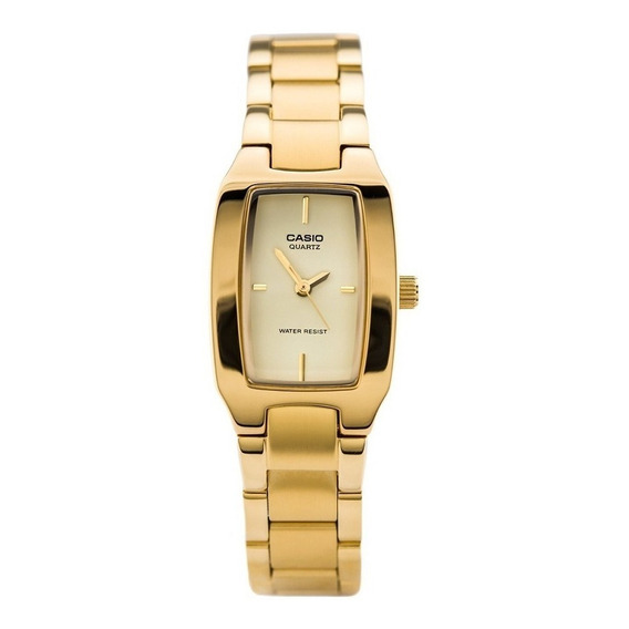 Reloj Casio Mujer Ltp-1165n Dorado  Acero 100% Original!