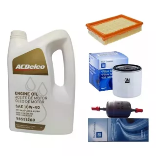 Kit Filtros Chevrolet Celta + Aceite Semisint Acdelco