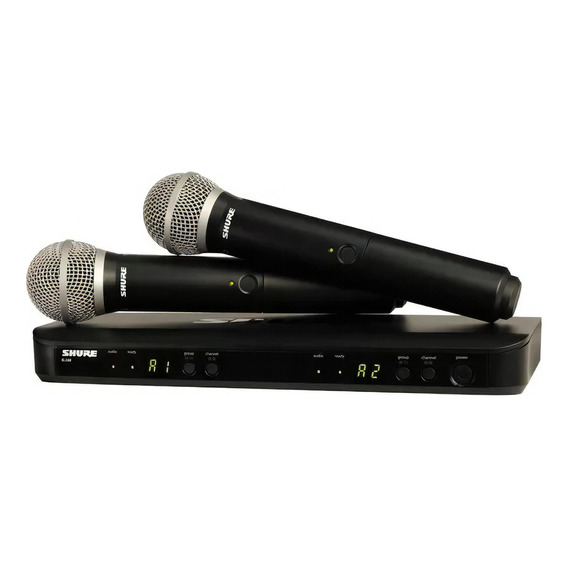 Microfono Inalambrico Blx288/pg58 Color Negro