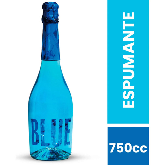 Espumante Marmoleado Opera Prime Blue Botella 750cc