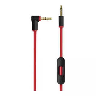 Cable Remplazo Para Audifonos Beats, Skullcandy, Monster Color Rojo