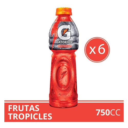 Gatorade Frutas Tropicales 750ml X6