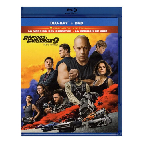 Blu-ray + DVD F9 The Fast Saga / Rapidos Y Furiosos 9