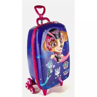 Mochila Patrulha Canina Skye Jet Escolar De Carrinho Maxtoy Cor Azul-escuro