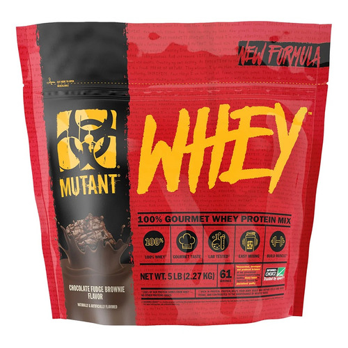 Mutant Whey Proteina 5 Lb Chocolate Fudge Brownie