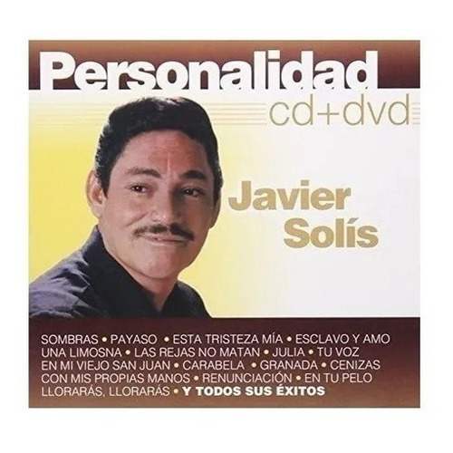 Javier Solís Personalidad Disco Cd + Dvd Nuevo