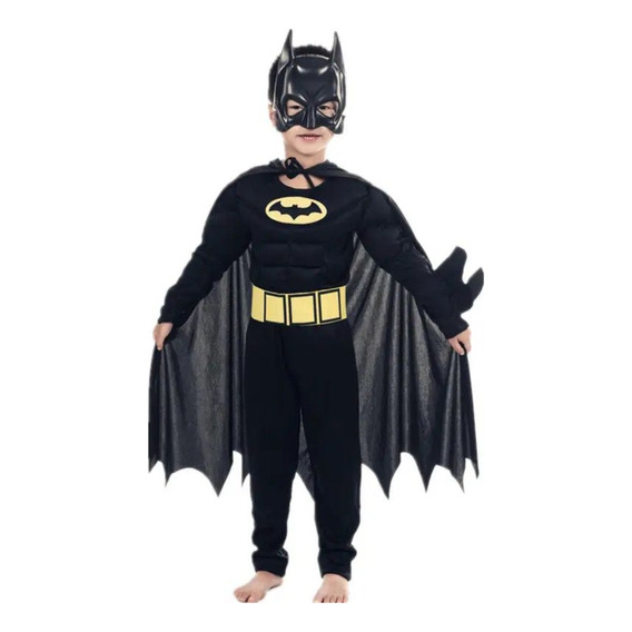 Disfraz De Super Heroe Para Niños Cosplay Ropa *batman*