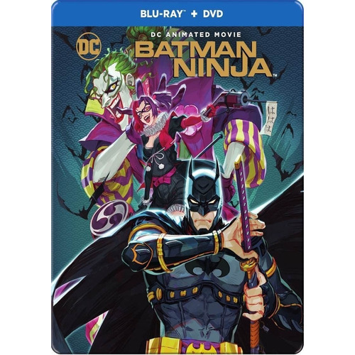 Batman Ninja Blu Ray + Dvd Steelbook Película Nuevo