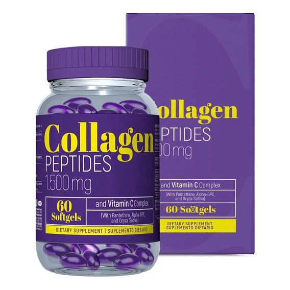 Collagen Peptides 1500mg X60cap - Unidad a $750