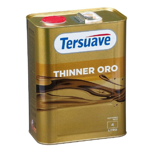 Diluyente Thinner Tersuave Sello De Oro X 4 Lts
