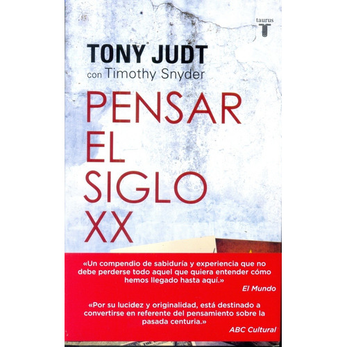 Pensar El Siglo Xx - Tony  Judt