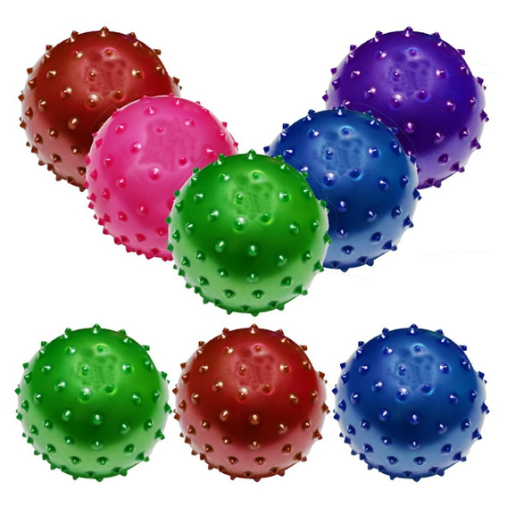 10 Pelota Con Pinches Estimulación Sensorial Táctil Inflable