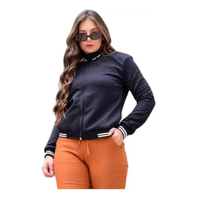 3 Jaquetas Bomber Casaquinho Feminino Metalassê