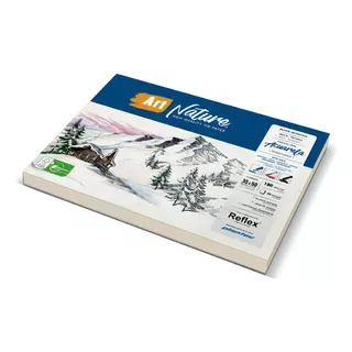 Papel Para Acuarela 35 X 50 Plantec X 20 H 13784 180 Gr Color Blanco