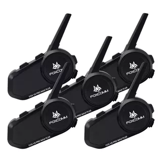 Pack X 5 Intercomunicador Bluetooth Fox V6 Pro Max Plus