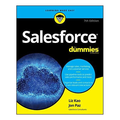 Salesforce For Dummies, De Liz Kao. Editorial John Wiley & Sons Inc, Tapa Blanda En Inglés