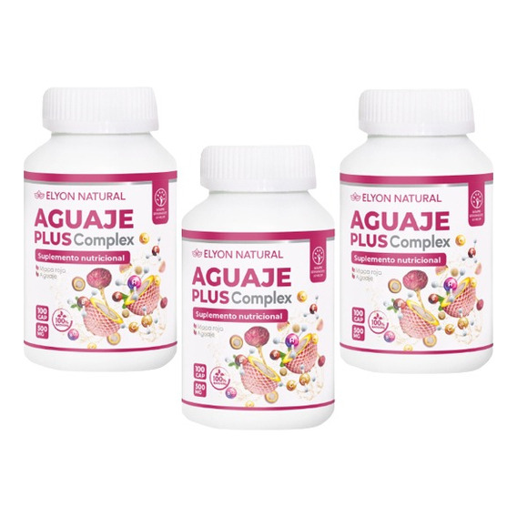 Aguaje 500mg Regula Hormonas & Estrógeno Natural 03 Frascos