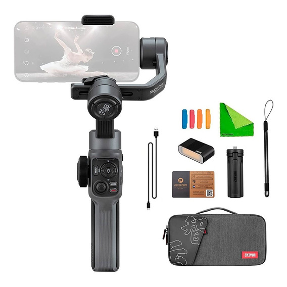 Estabilizador Celular Gimbal Tripode Zhiyun Smooth 5 Combo !