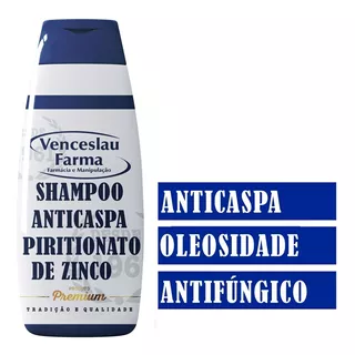 Shampoo De Piritionato De Zinco2% 200ml Anticaspa Seborreia 