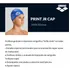 Gorra Natación Arena De Silicona Para Niños Print Jr - Btu Color Starfish