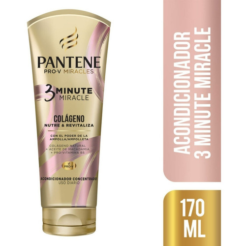 Acondicionador 3 Minute Miracle Pantene Colageno 170ml