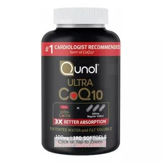 Qunol Ultra Coq10 Coenzima Q10 100mg 3x Mejor Absorción 