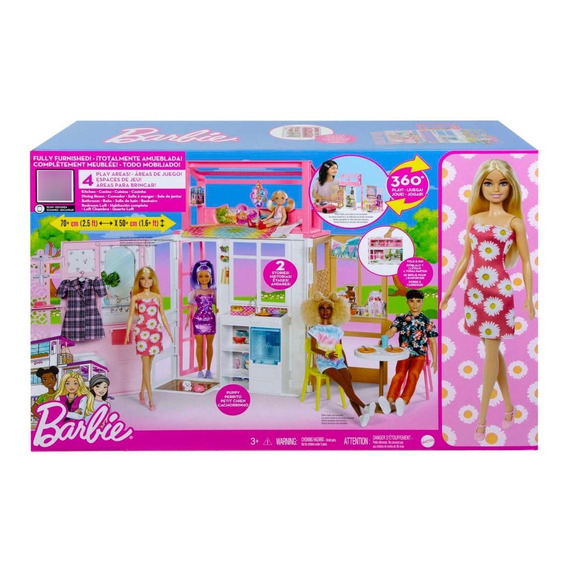 Casa de muñecas Mattel Barbie Hcd48 color hcd48