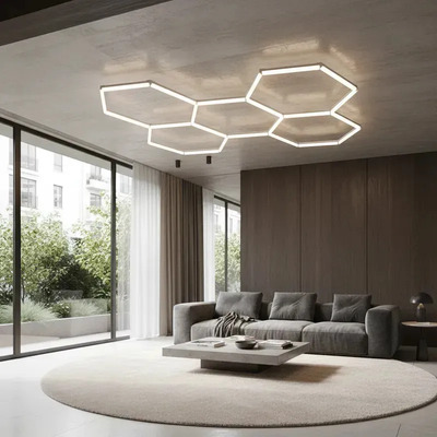 Kit Paneles Led Hexagonal Zt1098 Moderdo Luz Desing Opal