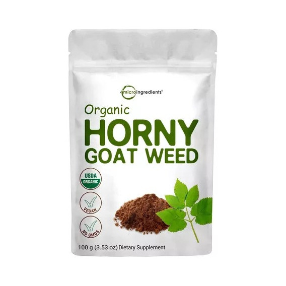 Horny Goat Weed With Active Icarrins For Men And