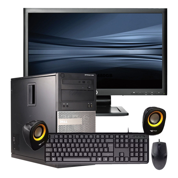 Torre Pc Completa I5 - 12gb Ram - 480gb Ssd + Monitor + Wifi