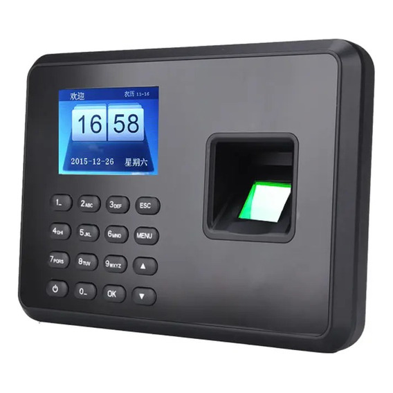 Reloj Biometrico Control Asistencia Reconocimiento Dactilar