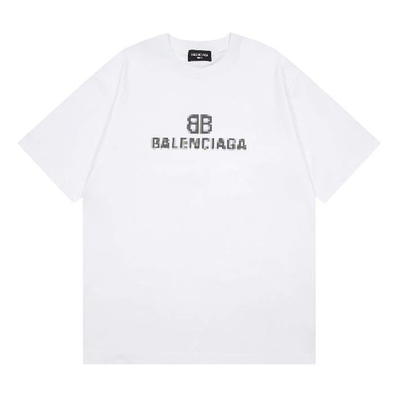 Playera Balenciaga Oversize Military Pixel Logo