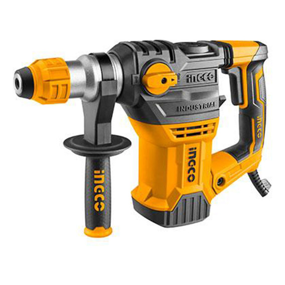 Rotomartillo electroneumático Ingco Tools Industrial RH150028 amarillo frecuencia de 50Hz/60Hz con 1500W de potencia 220V-240V