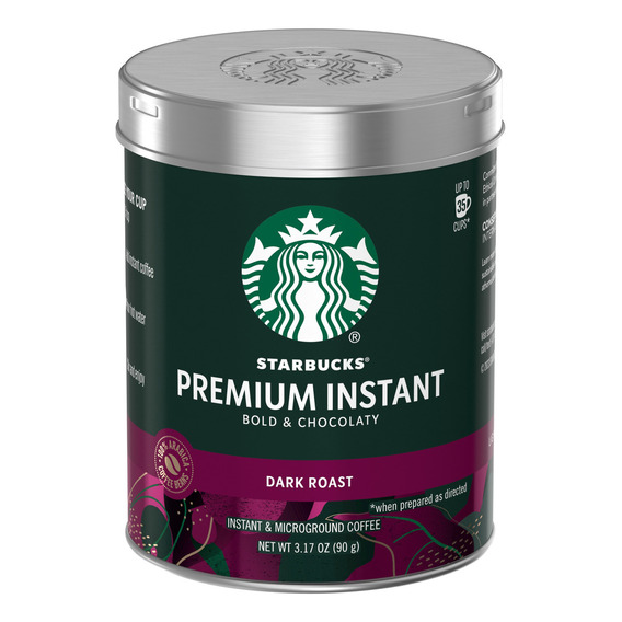 Café Soluble Starbucks Dark Roast Lata 90g