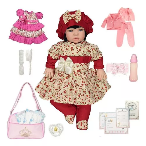 Boneca Bebê Reborn Menina Recem Nascida Linda Pode Banho - Cegonha Reborn  Dolls - Bonecas - Magazine Luiza