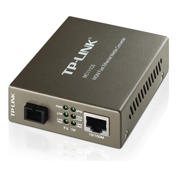 Convertidor Wdm Multimedia Tp Link Mc111cs 10/100