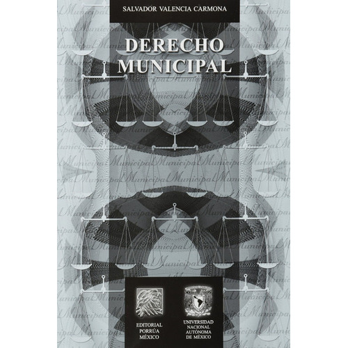 Derecho Municipal, De Valencia Carmona, Salvador. Editorial Porrúa México En Español