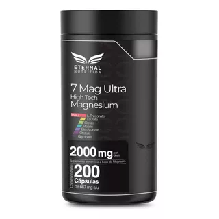 Seven Mag Ultra 7 Tipos De Magnesio Premium 200 Caps