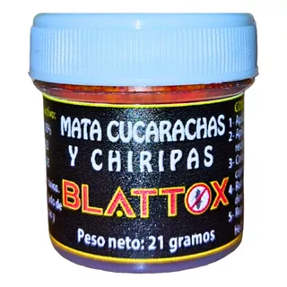 Veneno Cucarachas Chiripas Blattox Blatox Insecticida