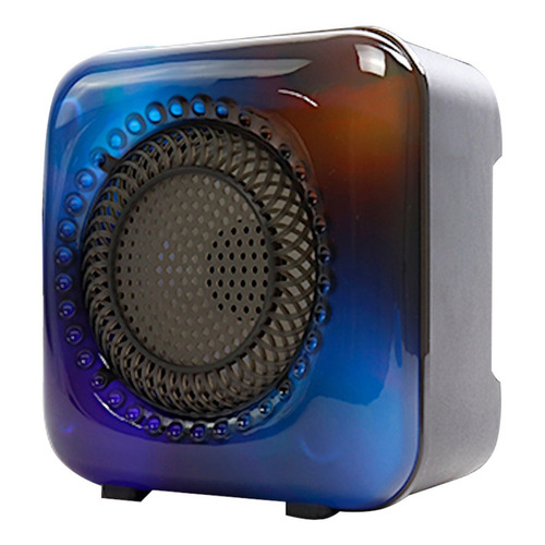 Bocina portátil bluetooth recargable luces LED 3''