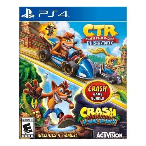 Jogo Crash Bandicoot N'Sane Trilogy - PS4 - Activision - Jogos de  Plataforma - Magazine Luiza