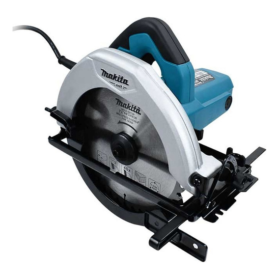 Sierra Circular 7-1/4 Con Maletín 1,050w Makita Color Azul