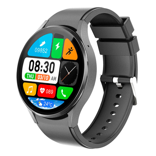 Reloj Inteligente Smartwatch Noga Pantalla Tactil Hd Bt Ip68 Color de la caja Negro Color de la malla Negro Color del bisel Negro Diseño de la malla Sport