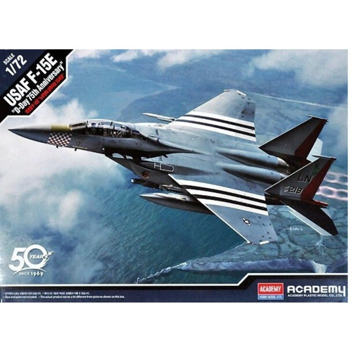 Academy 12568 Avion 1/72 Usaf F15 E Strike Eagle D-day 75