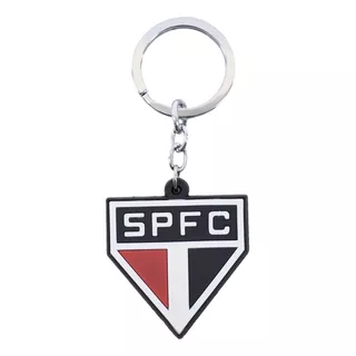 Chaveiro De Borracha Com Brasão De Time - Spfc