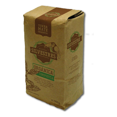 Yerba mate orgánica compuesta Hierbas Silvestres 500g