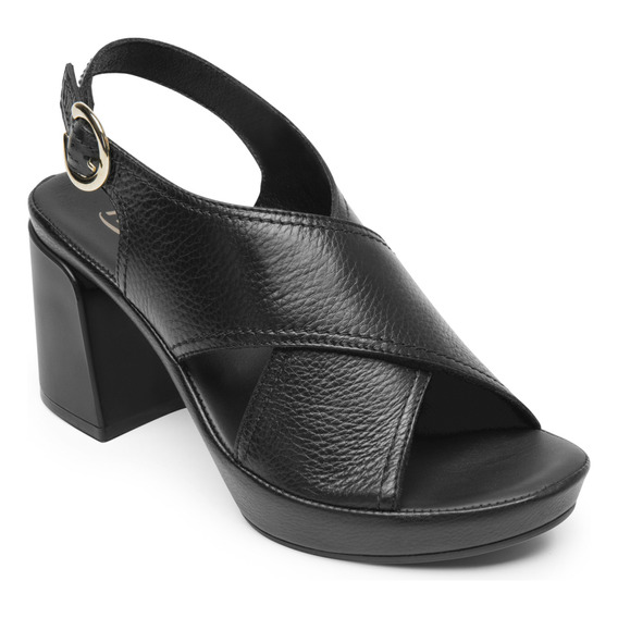 Sandalia Flexi Para Mujer Estilo 122701 Negro